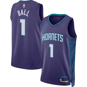Lujoso LaMelo Ball Charlotte Hornets Jordan Brand Unisex Swingman Jersey Statement Edition Purple  para los verdaderos seguidores