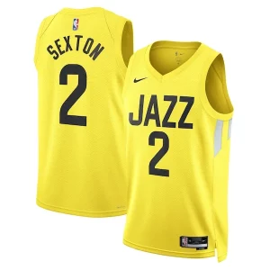Clásico Cool Exquisito Collin Sexton Utah Jazz Nike Unisex Swingman Jersey Icon Edition Gold  para los verdaderos seguidores