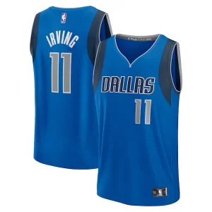 Versátil Kyrie Irving Dallas Mavericks Fast Break Replica Player Jersey Icon Edition Blue  para los verdaderos seguidores