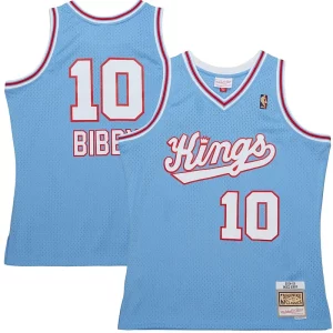 Chulo Magnífico Mike Bibby Sacramento Kings 2001/02 Hardwood Classics Swingman Jersey Light Blue  para los verdaderos seguidores