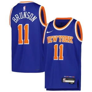 Original Comodo Jalen Brunson New York Knicks Nike Youth Swingman Jersey Icon Edition Blue  para los verdaderos seguidores