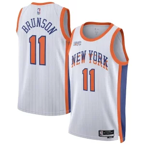 Chulo Encantador Práctico Jalen Brunson New York Knicks Nike Unisex 2024/25 Swingman Player Jersey City Edition White  para los verdaderos seguidores