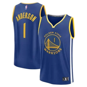 Sofisticado Cool Genial Kyle Anderson Golden State Warriors Fast Break Replica Player Jersey Icon Edition Royal  para los verdaderos seguidores