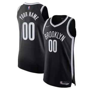 Ideal Clásico Versátil Brooklyn Nets Nike 2021/22 Diamond Authentic Custom Jersey Icon Edition Black  para los verdaderos seguidores