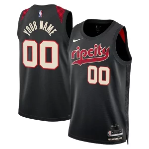 Maravilloso Portland Trail Blazers Nike Unisex 2023/24 Custom Swingman Jersey Black City Edition  para los verdaderos seguidores