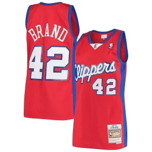 Genial Elton Brand LA Clippers Hardwood Classics Swingman Jersey Red  para los verdaderos seguidores