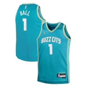 Genial Atractivo LaMelo Ball Charlotte Hornets Jordan Brand Youth Swingman Replica Jersey City Edition Teal  para los verdaderos seguidores