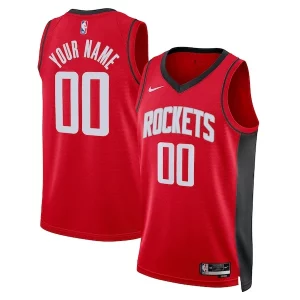Clásico Duradero Houston Rockets Nike Unisex Swingman Custom Jersey Red Icon Edition  para los verdaderos seguidores