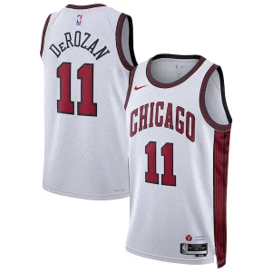 Encantador Bonito DeMar DeRozan Chicago Bulls Nike Unisex 2022/23 Swingman Jersey City Edition White  para los verdaderos seguidores