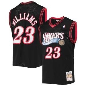 Ideal Único Comodo Lou Williams Philadelphia 76ers 2005/06 Hardwood Classics Swingman Jersey Black  para los verdaderos seguidores