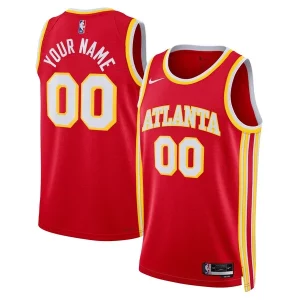 Encantador Atlanta Hawks Nike Unisex Swingman Custom Jersey Red Icon Edition  para los verdaderos seguidores