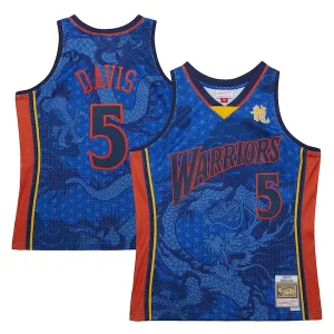 Ideal Sofisticado Original Baron Davis Golden State Warriors 2006/07 Hardwood Classics Asian Heritage 6.0 Swingman Throwback Player Jersey Royal  para los verdaderos seguidores