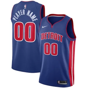 Exquisito Estupendo Detroit Pistons Nike Swingman Custom Jersey Blue Icon Edition  para los verdaderos seguidores