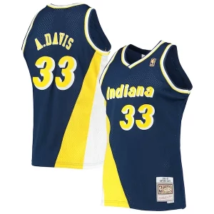 Clásico Antonio Davis Indiana Pacers 1996/97 Hardwood Classics Swingman Jersey Navy  para los verdaderos seguidores