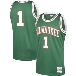 Magnífico Exquisito Increíble Oscar Robertson Milwaukee Bucks 2001/02 Hardwood Classics Swingman Jersey Green  para los verdaderos seguidores