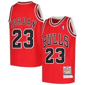 Encantador Único Michael Jordan Chicago Bulls Youth Hardwood Classics 1997/98 Authentic Jersey Red  para los verdaderos seguidores