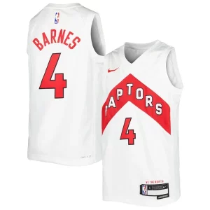 Maravilloso Scottie Barnes Toronto Raptors Nike Youth Swingman Jersey Association Edition White/Red  para los verdaderos seguidores