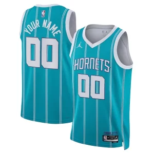 Cool Ideal Fantástico Charlotte Hornets Jordan Brand Unisex Swingman Custom Jersey Teal Icon Edition  para los verdaderos seguidores