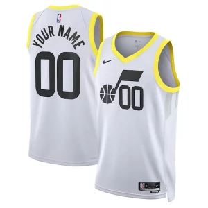 Maravilloso Utah Jazz Nike Unisex Swingman Custom Jersey White Association Edition  para los verdaderos seguidores
