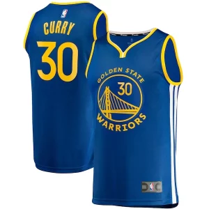 Cool Stephen Curry Golden State Warriors Fast Break Replica Jersey Icon Edition Royal  para los verdaderos seguidores
