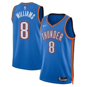Comodo Jalen Williams Oklahoma City Thunder Nike Unisex Swingman Replica Jersey Icon Edition Blue  para los verdaderos seguidores
