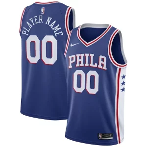Fácil de llevar Magnífico Moderno Philadelphia 76ers Nike 2020/21 Swingman Custom Jersey Icon Edition Royal  para los verdaderos seguidores