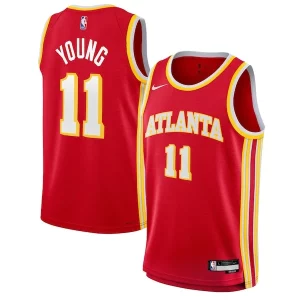Perfecto Fantástico Lujoso Trae Young Atlanta Hawks Nike Youth Swingman Jersey Icon Edition Red  para los verdaderos seguidores