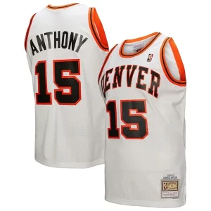 Perfecto Carmelo Anthony Denver Nuggets 2006/07 Swingman Jersey White  para los verdaderos seguidores
