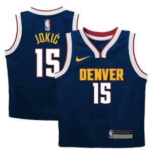 Cool Comodo Nikola Jokic Denver Nuggets Nike Preschool Dri FIT Swingman Player Jersey Icon Edition Navy  para los verdaderos seguidores