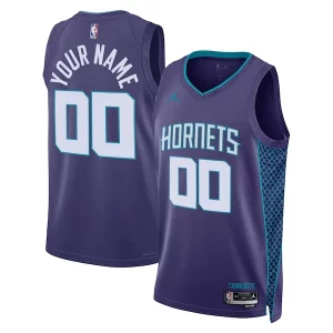 Hermoso Chulo Charlotte Hornets Jordan Brand Unisex 2022/23 Swingman Custom Jersey Statement Edition Teal  para los verdaderos seguidores