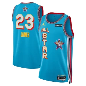 Fantástico LeBron James Jordan Brand Unisex 2025 NBA All Star Game Swingman Player Jersey Light Blue  para los verdaderos seguidores