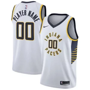Genial Increíble Sofisticado Indiana Pacers Nike 2020/21 Swingman Custom Jersey Association Edition White  para los verdaderos seguidores