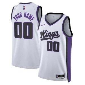 Hermoso Atractivo Genial Sacramento Kings Nike Unisex Swingman Custom Jersey Association Edition White  para los verdaderos seguidores