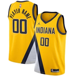 Duradero Elegante Indiana Pacers Jordan Brand Swingman Custom Jersey Statement Edition Gold  para los verdaderos seguidores