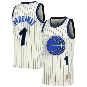 Chulo Lujoso Cool Penny Hardaway Orlando Magic Chainstitch Swingman Jersey Cream  para los verdaderos seguidores