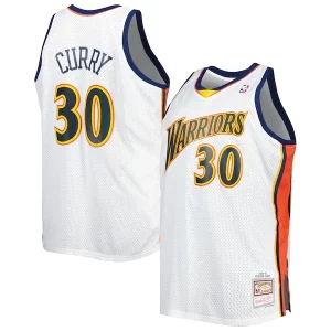 Lujoso Fácil de llevar Stephen Curry Golden State Warriors Big & Tall Hardwood Classics 2008/09 Swingman Jersey White  para los verdaderos seguidores