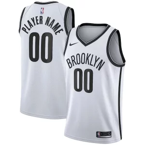 Estupendo Brooklyn Nets Nike 2020/21 Swingman Custom Jersey Association Edition White  para los verdaderos seguidores