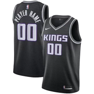 Único Robusto Sacramento Kings Nike Swingman Custom Jersey Black Statement Edition  para los verdaderos seguidores