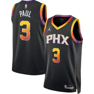 Hermoso Chris Paul Phoenix Suns Jordan Brand Unisex Swingman Jersey Statement Edition Black  para los verdaderos seguidores