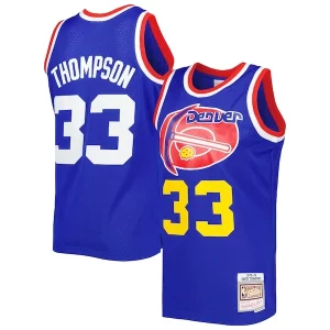 Sofisticado Lujoso Perfecto David Thompson Denver Nuggets Hardwood Classics 1975/76 Swingman Jersey Royal  para los verdaderos seguidores