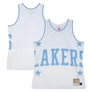 Sofisticado Robusto Bonito Los Angeles Lakers Hardwood Classics Blown Out Fashion Jersey White  para los verdaderos seguidores