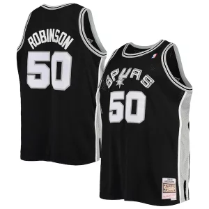 Perfecto Práctico David Robinson San Antonio Spurs 1998/99 Big & Tall Hardwood Classics Swingman Jersey Black  para los verdaderos seguidores