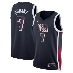 Ideal Maravilloso Bonito Kevin Durant USA #7 Nike 2024 Swingman Player Jersey Navy  para los verdaderos seguidores