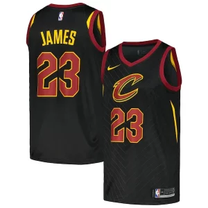 Delicioso Perfecto LeBron James Cleveland Cavaliers Nike Swingman Player Jersey Statement Edition Black  para los verdaderos seguidores