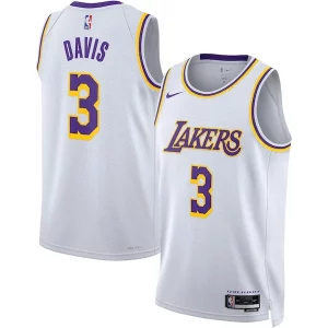 Sofisticado Clásico Elegante Anthony Davis Los Angeles Lakers Nike Unisex Swingman Jersey Association Edition White  para los verdaderos seguidores