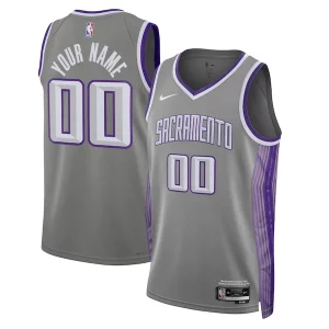Fácil de llevar Versátil Sacramento Kings Nike Unisex 2022/23 Swingman Custom Jersey City Edition Black  para los verdaderos seguidores