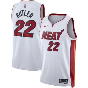 Increíble Fantástico Duradero Jimmy Butler Miami Heat Nike Unisex Swingman Jersey Association Edition White  para los verdaderos seguidores