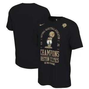 Lujoso Fácil de llevar Boston Celtics Nike 18 Time NBA Finals Champions Locker Room T Shirt Black  para los verdaderos seguidores
