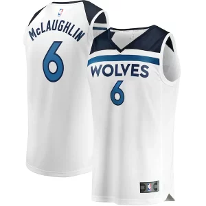 Ideal Fácil de llevar Jordan McLaughlin Minnesota Timberwolves Youth Fast Break Replica Player Jersey Association Edition White  para los verdaderos seguidores