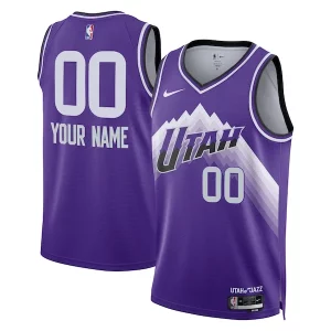 Estupendo Exquisito Utah Jazz Nike Unisex 2023/24 Custom Swingman Jersey Purple City Edition  para los verdaderos seguidores